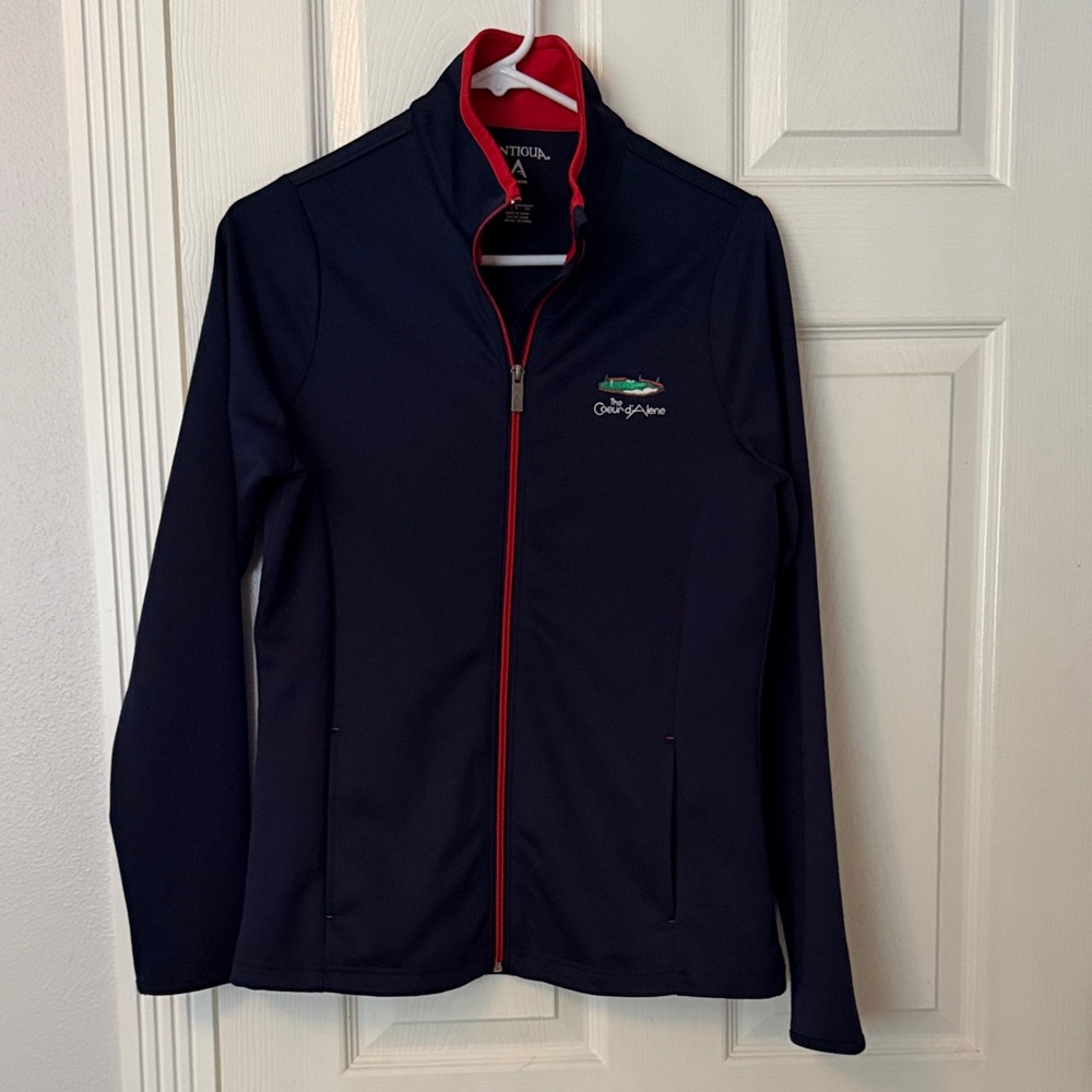 Antigua Navy Blue Women's Golf Jacket